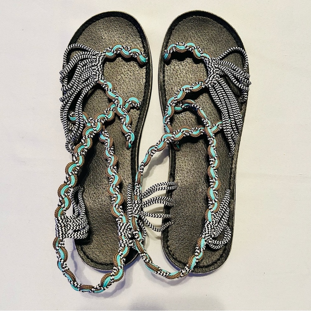 Lace up sandals